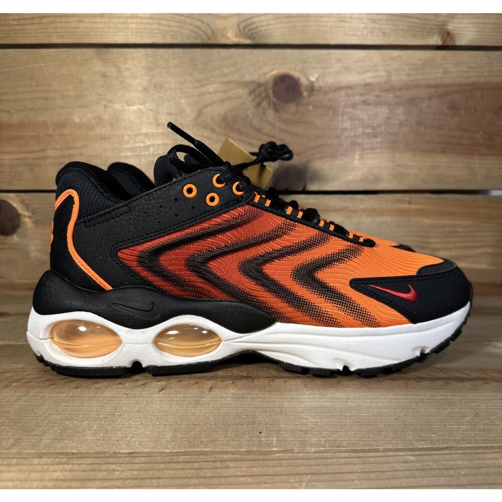 NEW Mens Size 9 Nike Air Max TW SE Black Orange Summit Low Top Shoes FJ2590-001